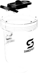 ShakeSphere Tumbler Tritan Clear Black
