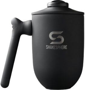 ShakeSphere Thermal Coffee Cup Steel Matte Black