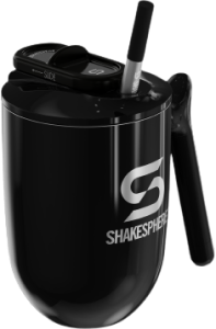 ShakeSphere Thermal Coffee Cup Steel Mirror Black