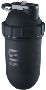 700mls ShakeSphere Tumbler Double Wall Steel Matte Black