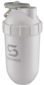 700mls ShakeSphere Tumbler Original Pearl White/Grey Logo