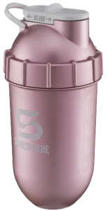 700mls ShakeSphere Tumbler Original Rose Gold/White Logo