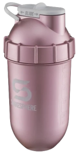 700mls ShakeSphere Tumbler Original Rose Gold/White Logo