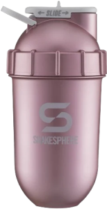 700mls ShakeSphere Tumbler Original Rose Gold/White Logo