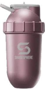 700mls ShakeSphere Tumbler Original Rose Gold/White Logo