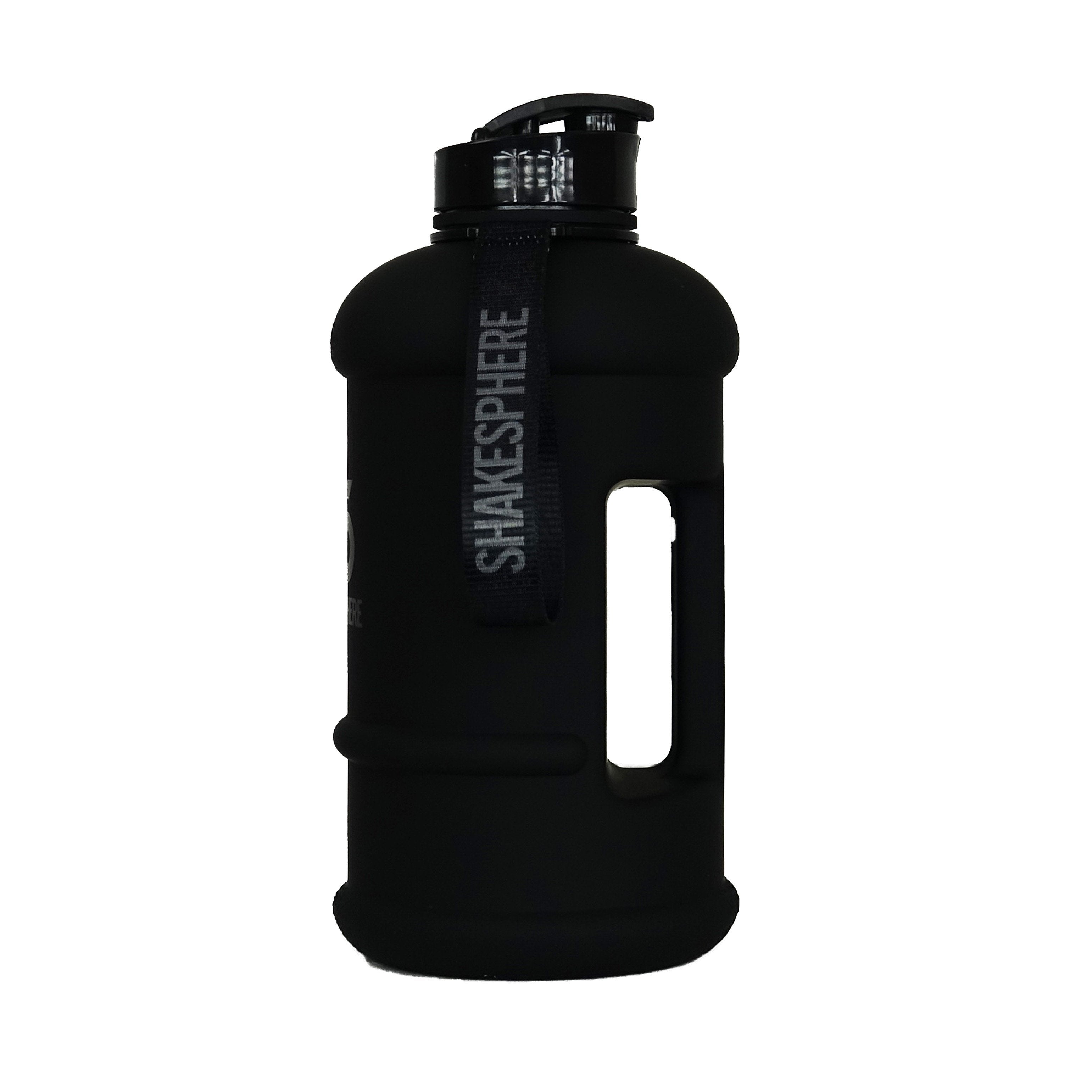 1.3L ShakeSphere Hydration Jug Matte Black/Black Logo