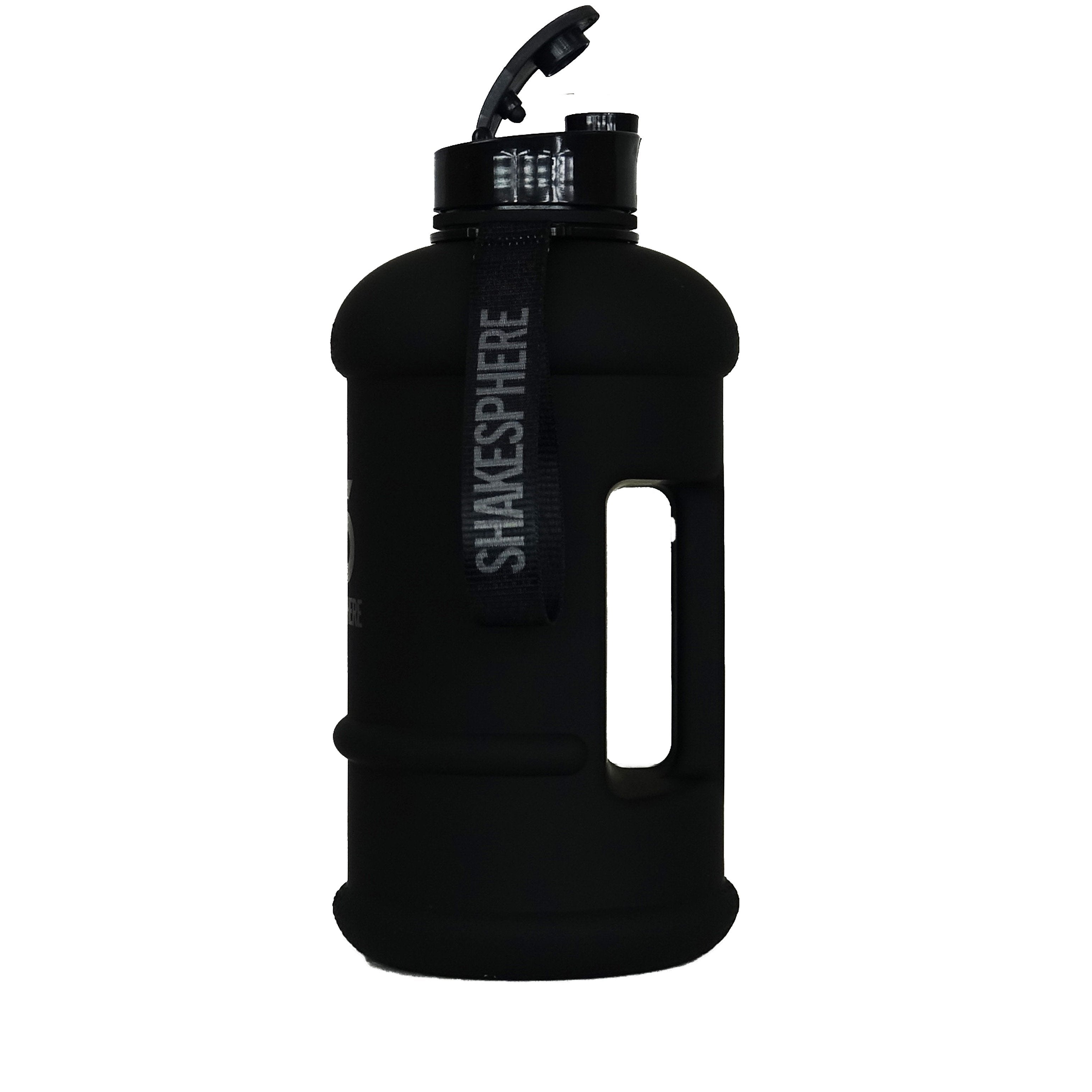 1.3L ShakeSphere Hydration Jug Matte Black/Black Logo