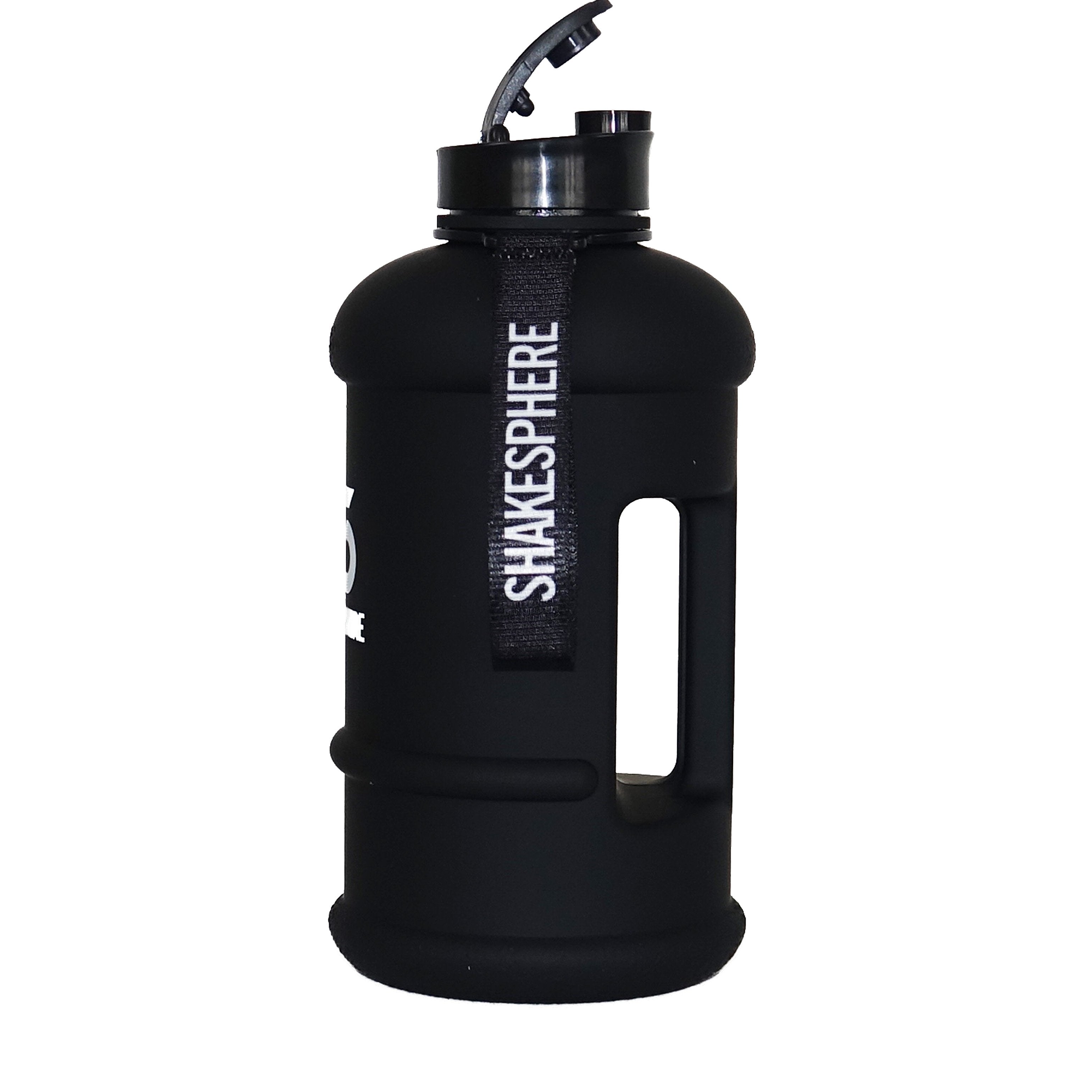 1.3L ShakeSphere Hydration Jug Matte Black/White Logo