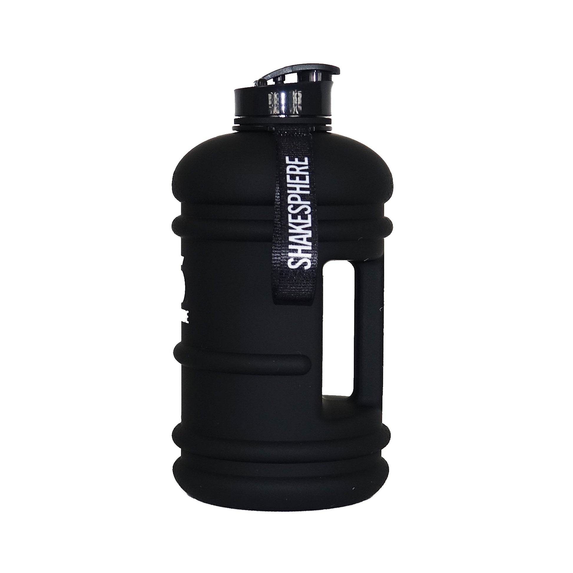 His & Hers Matte Black Water Bottles with White ShakeSphere Logo - ShakeSphere