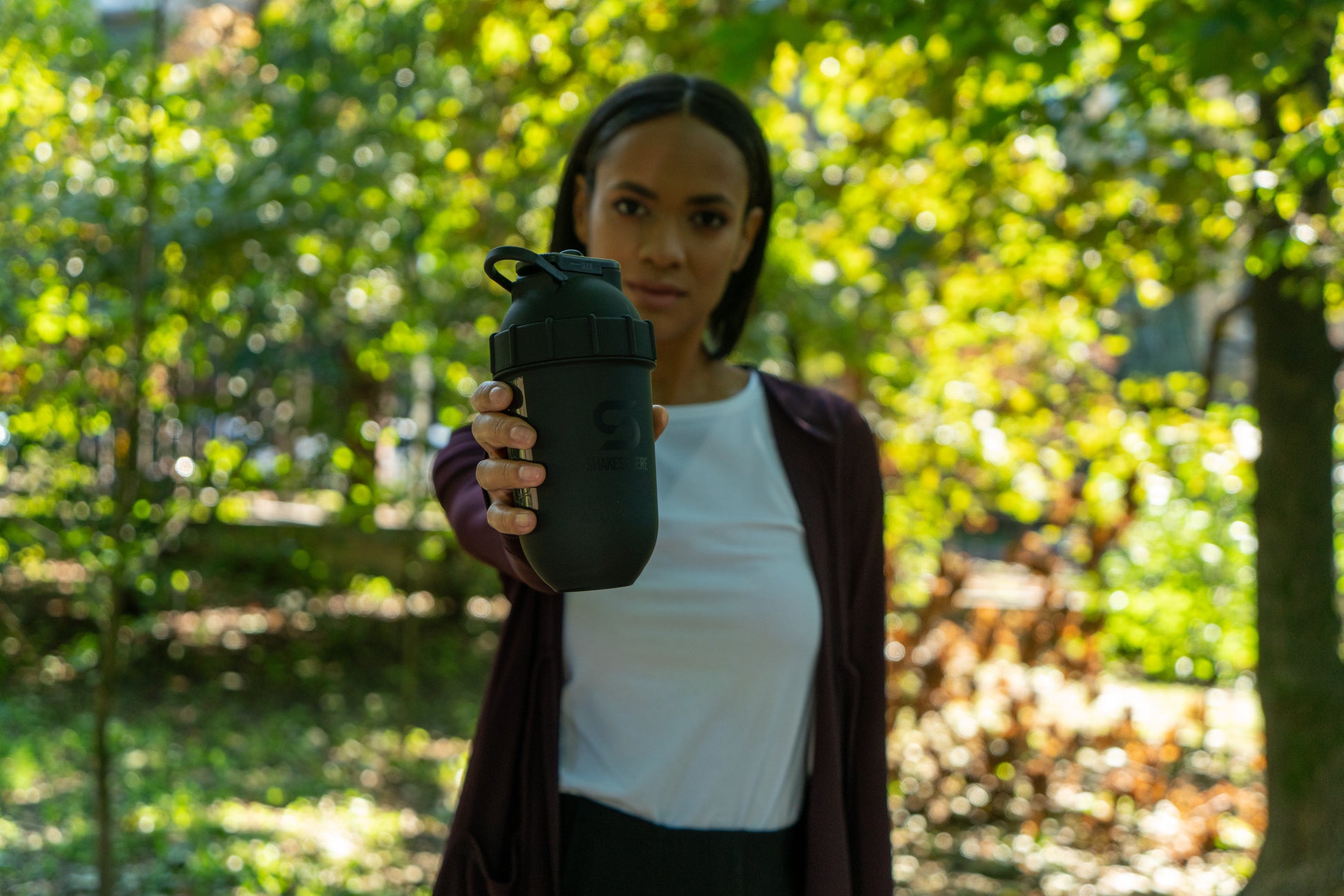 700mls ShakeSphere Tumbler View Matte Black/ Black Window