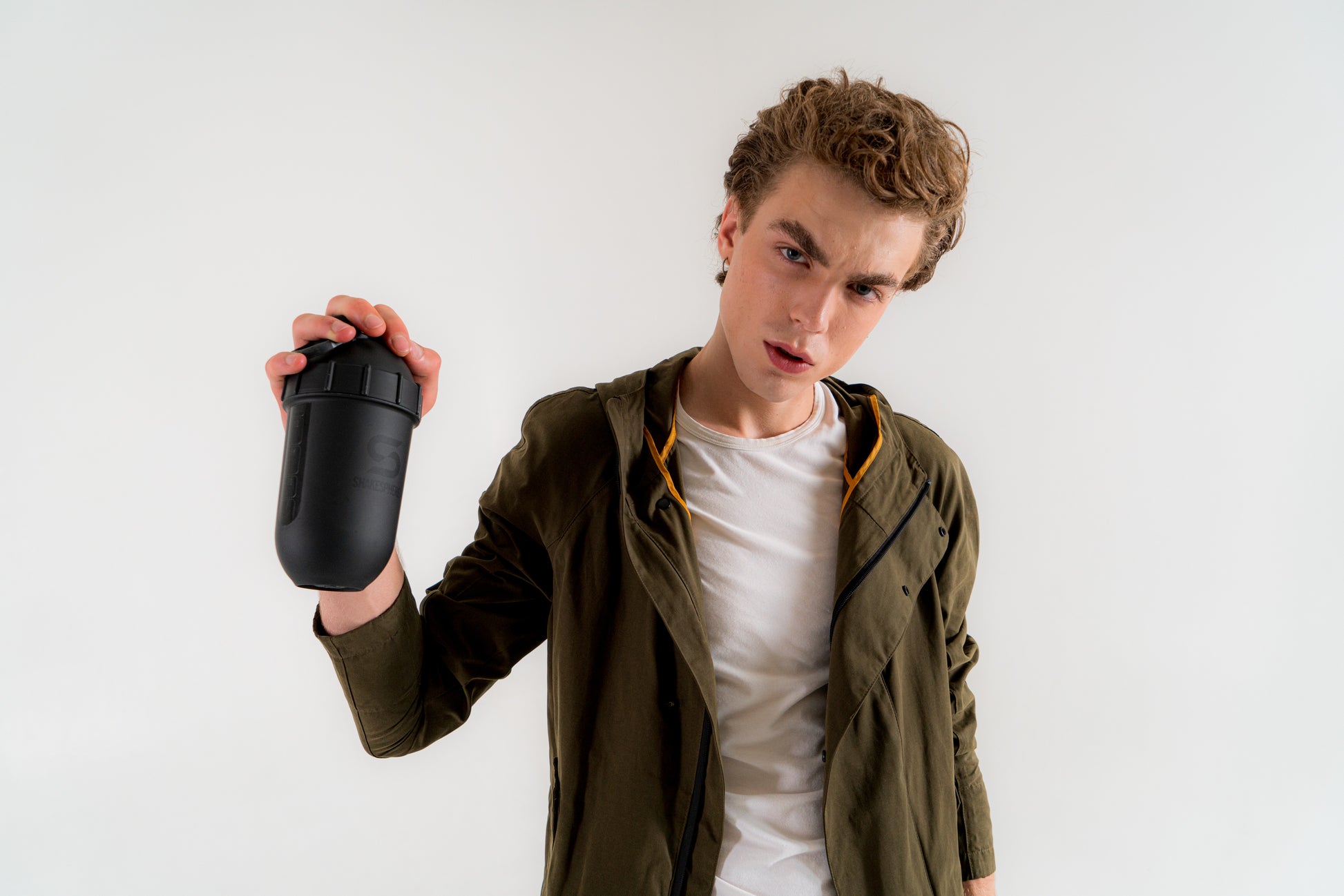 700mls ShakeSphere Tumbler View Matte Black/ Black Window