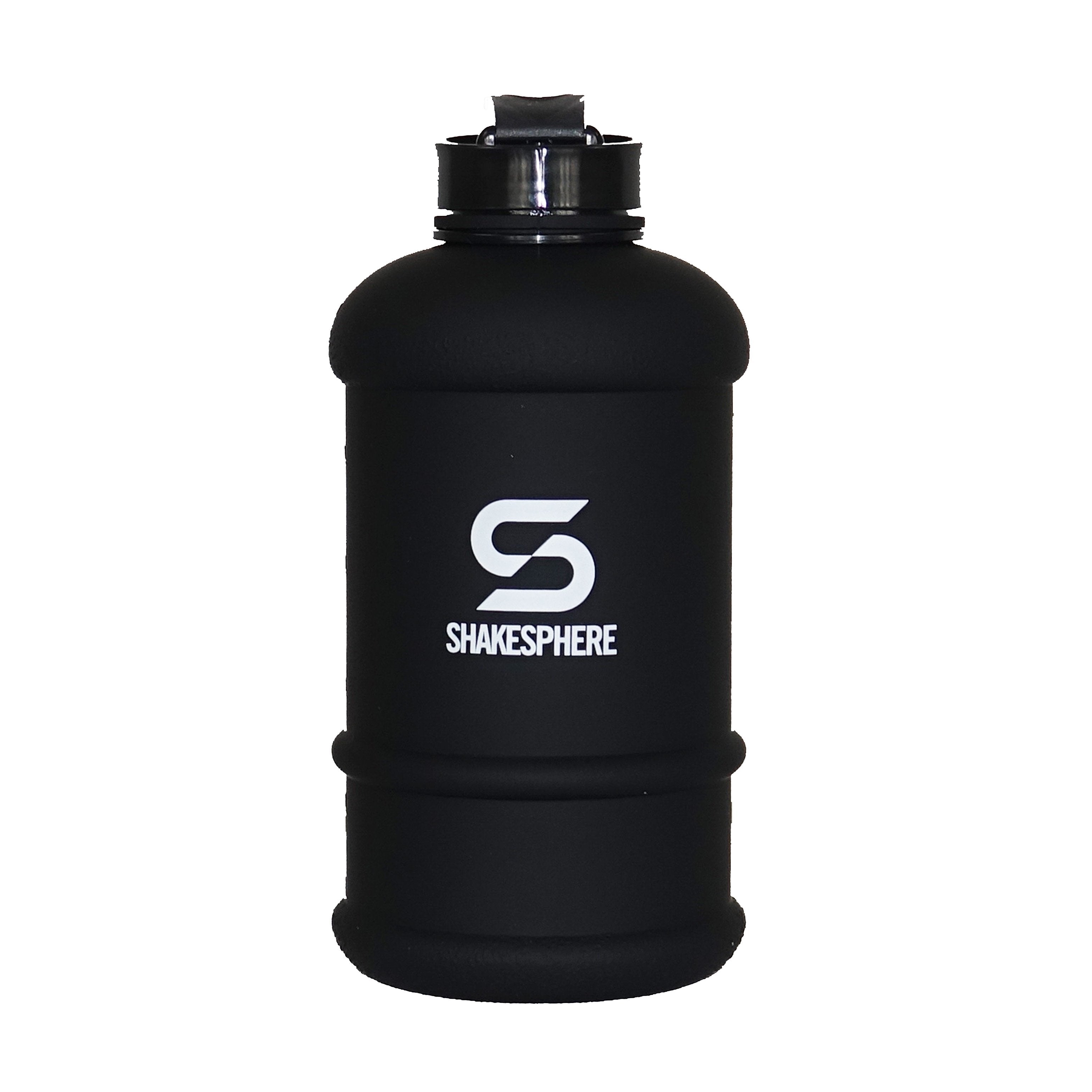 1.3L ShakeSphere Hydration Jug Matte Black/White Logo