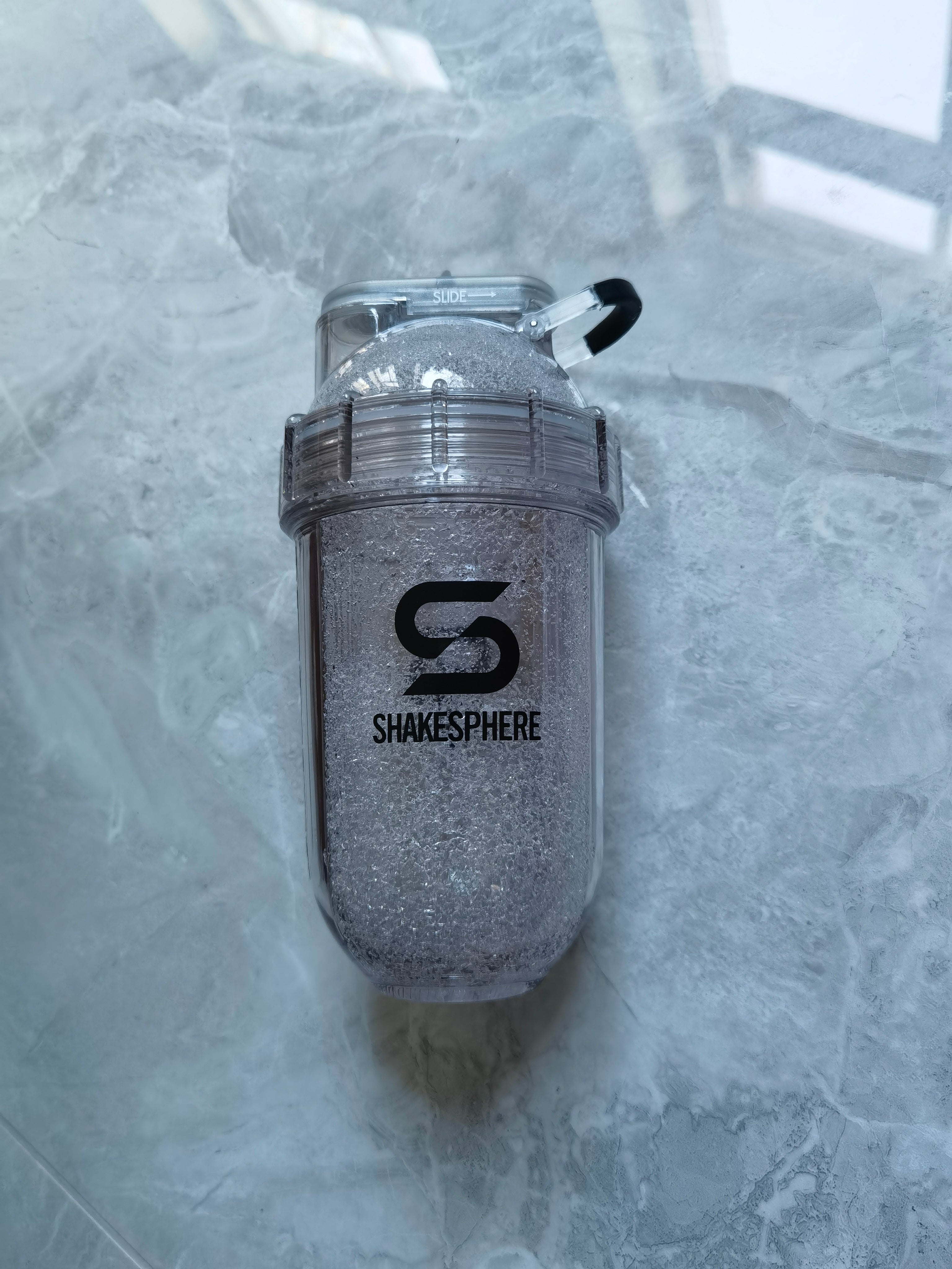 ShakeSphere Tumbler Cooler Shaker Clear