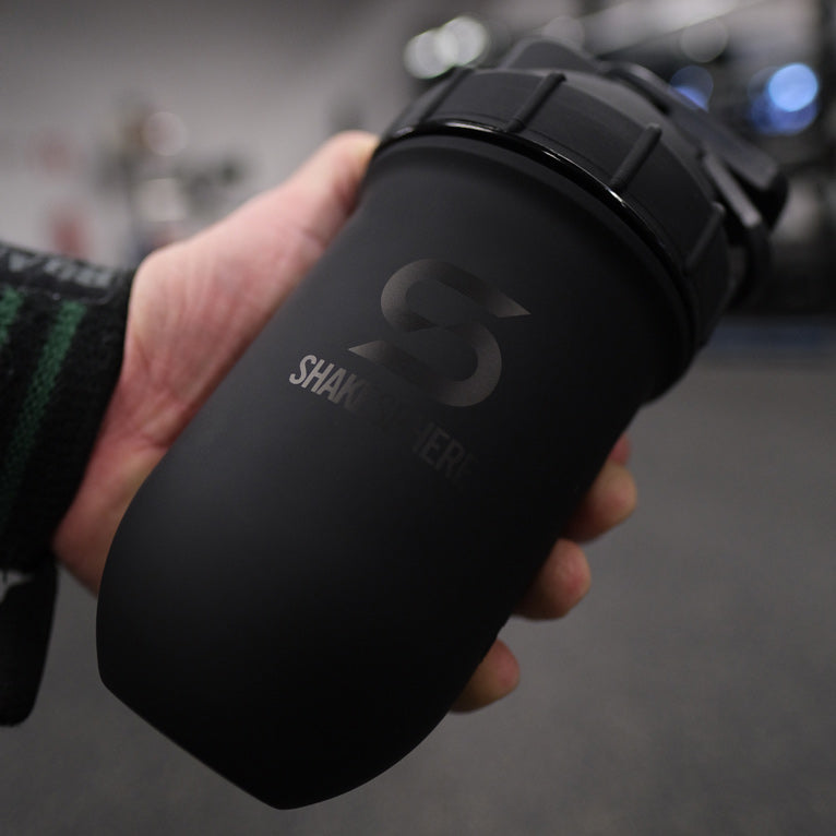 700mls ShakeSphere Tumbler Double Wall Steel Matte Black