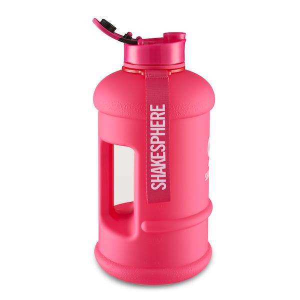 1.3L ShakeSphere Hydration Jug Matte Pink/White Logo