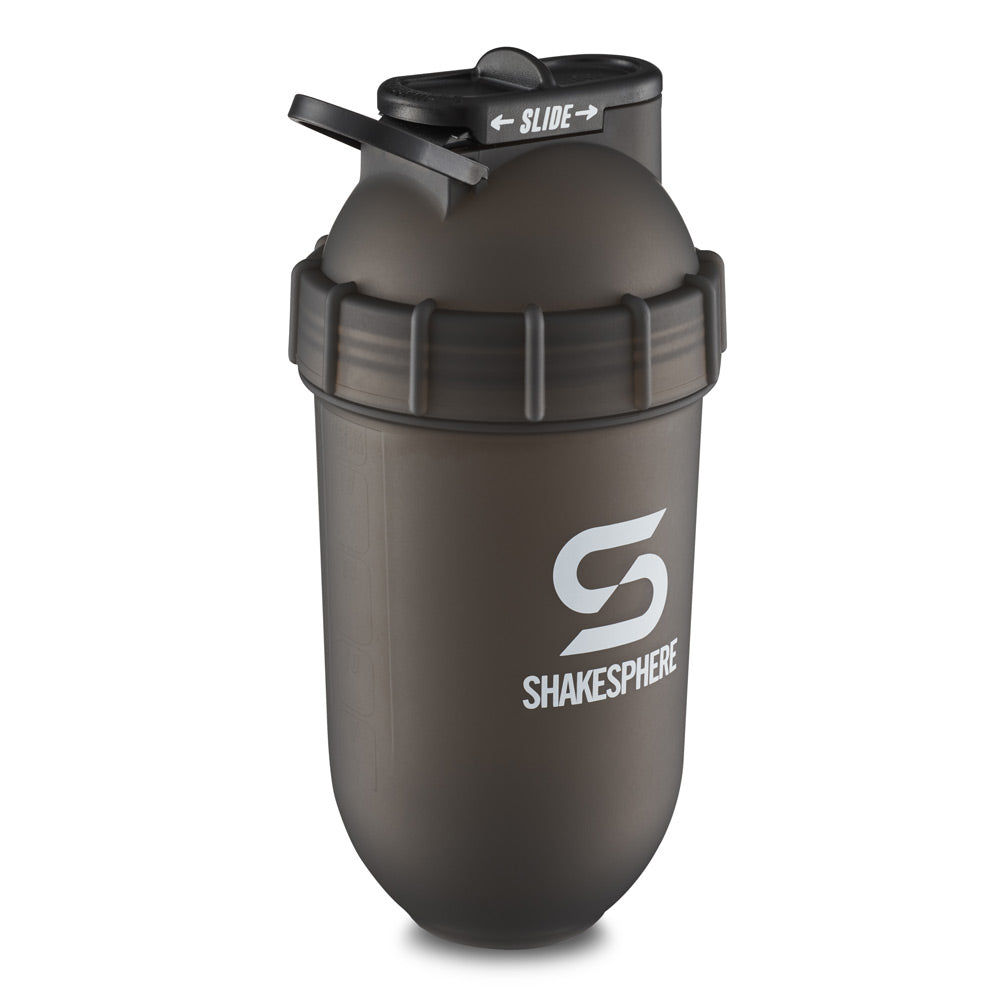 700mls ShakeSphere Tumbler Original Frosted Black/White Logo