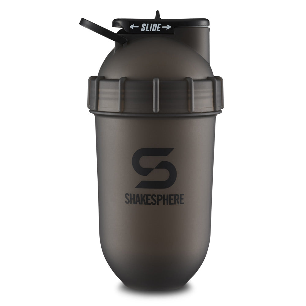 700mls ShakeSphere Tumbler Original Frosted Black/Black Logo