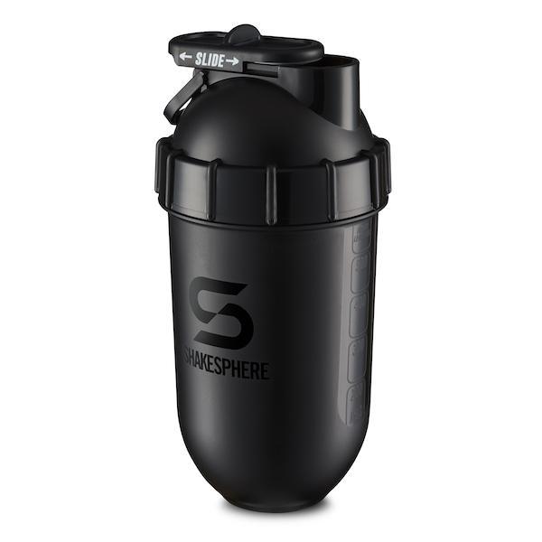 700mls ShakeSphere Tumbler Original Glossy Black/Black Logo