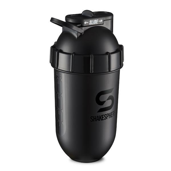 700mls ShakeSphere Tumbler Original Glossy Black/Black Logo