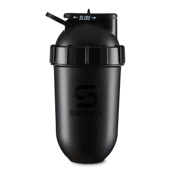 700mls ShakeSphere Tumbler Original Glossy Black/Black Logo