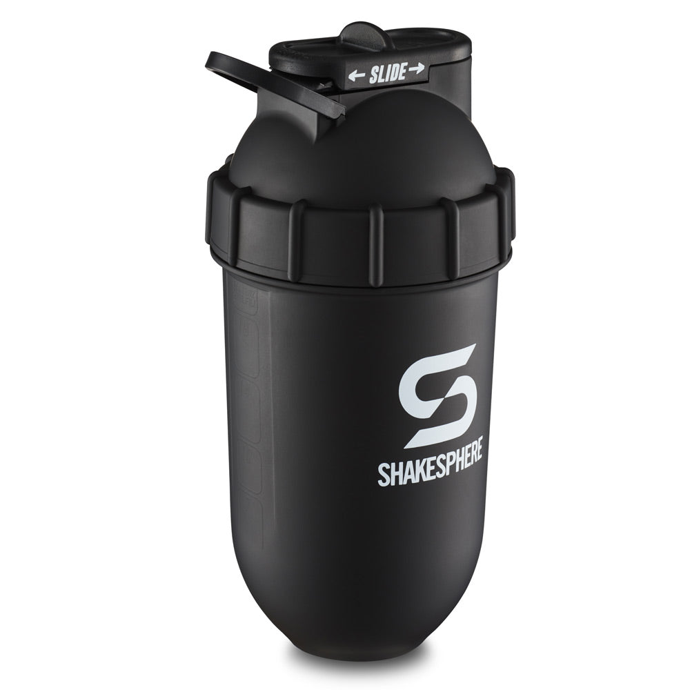 700mls ShakeSphere Tumbler Original Matte Black/White Logo