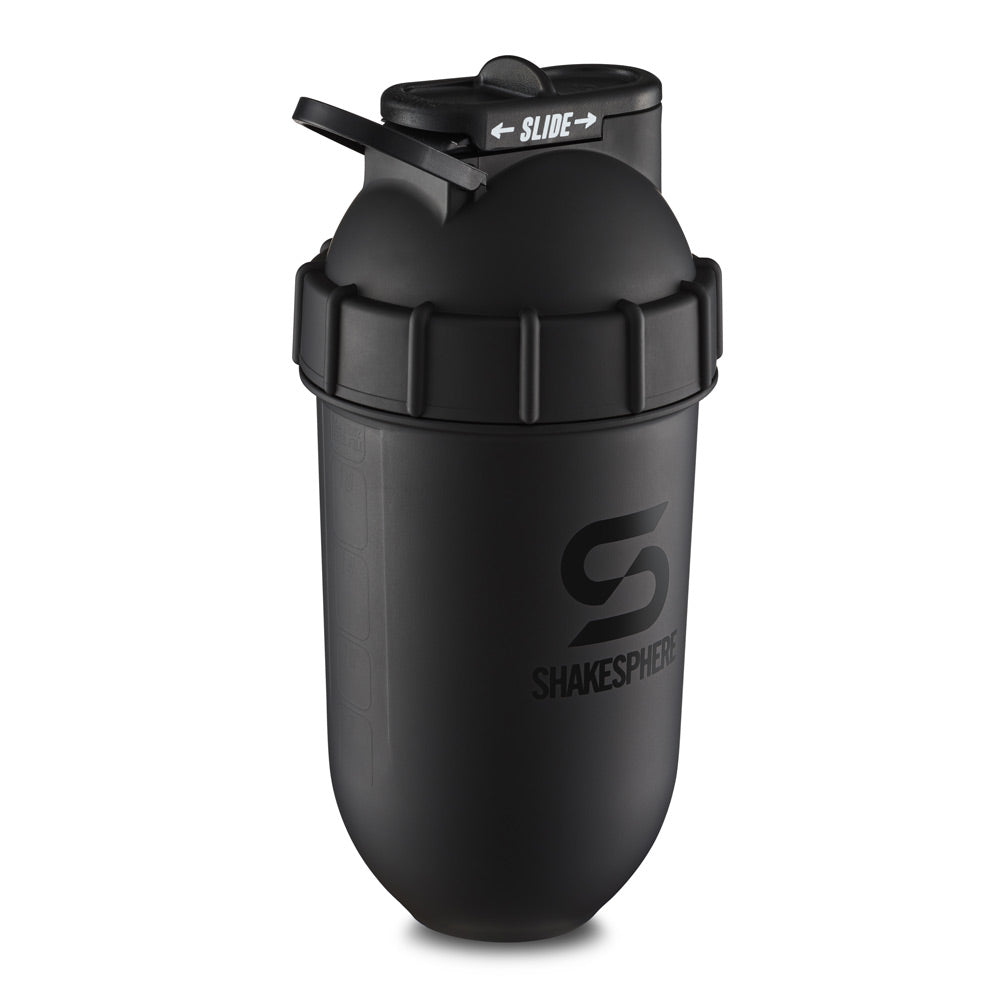 700mls ShakeSphere Tumbler Original Matte Black/Black Logo