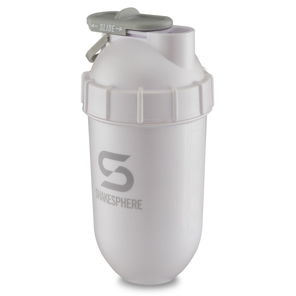 700mls ShakeSphere Tumbler Original Pearl White/Grey Logo