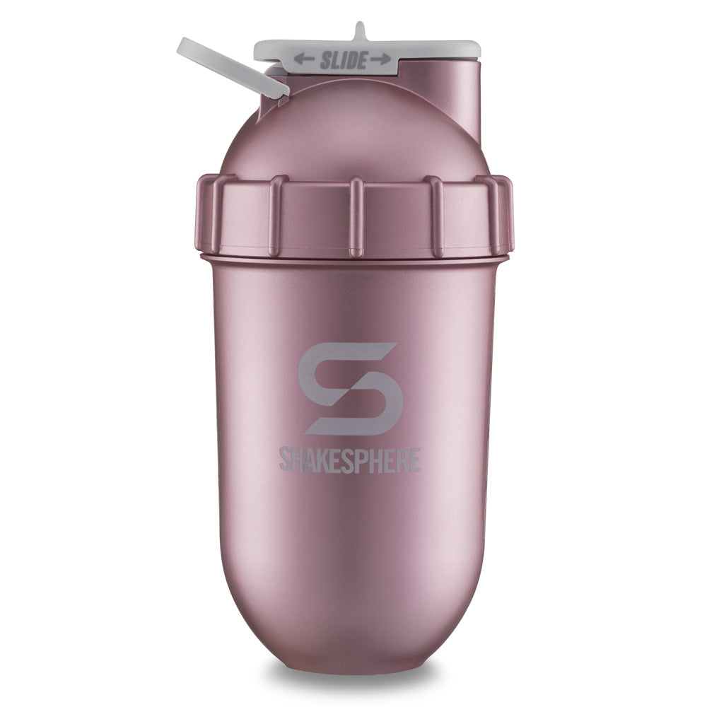 700mls ShakeSphere Tumbler Original Rose Gold/White Logo