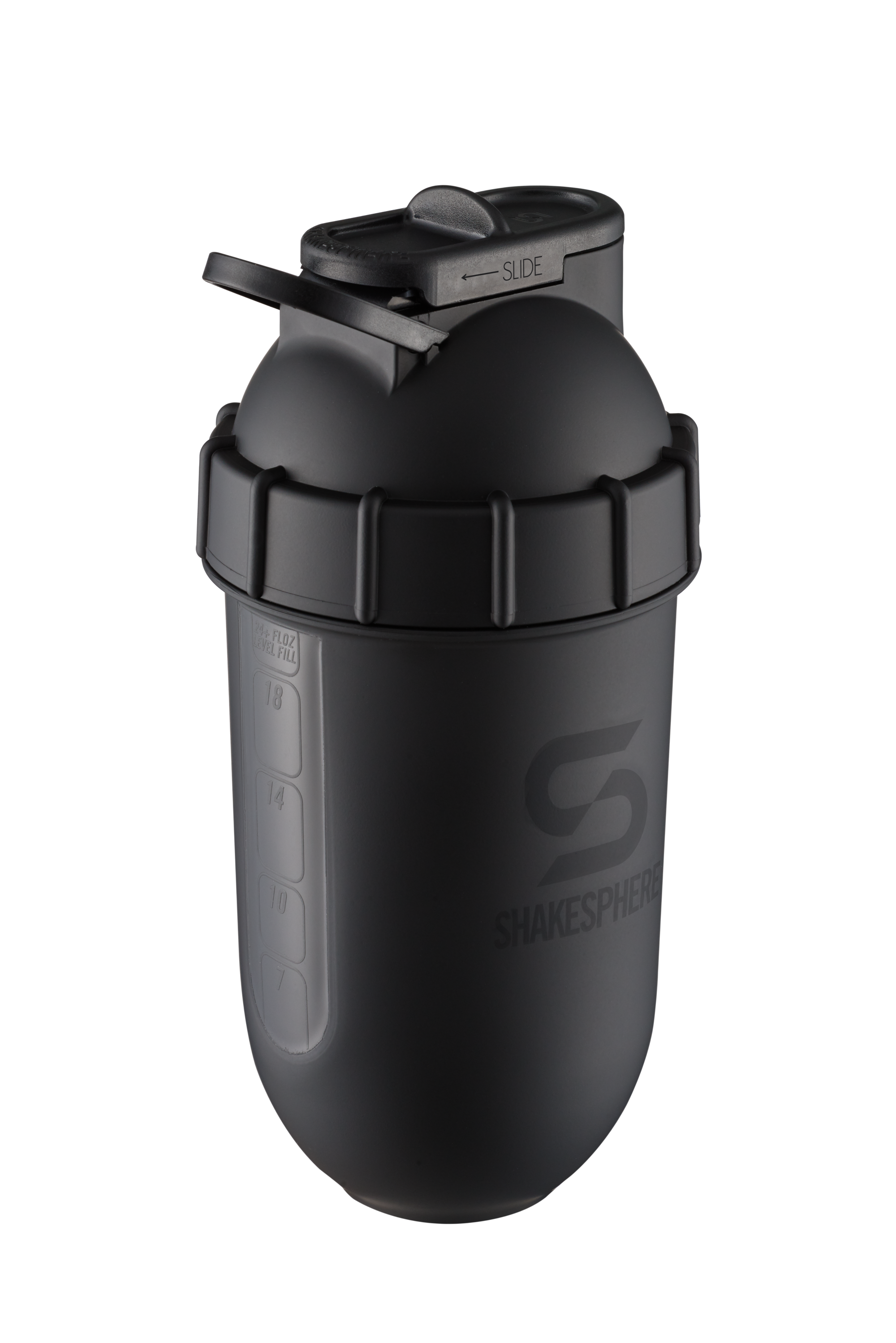 700mls ShakeSphere Tumbler View Matte Black/ Black Window