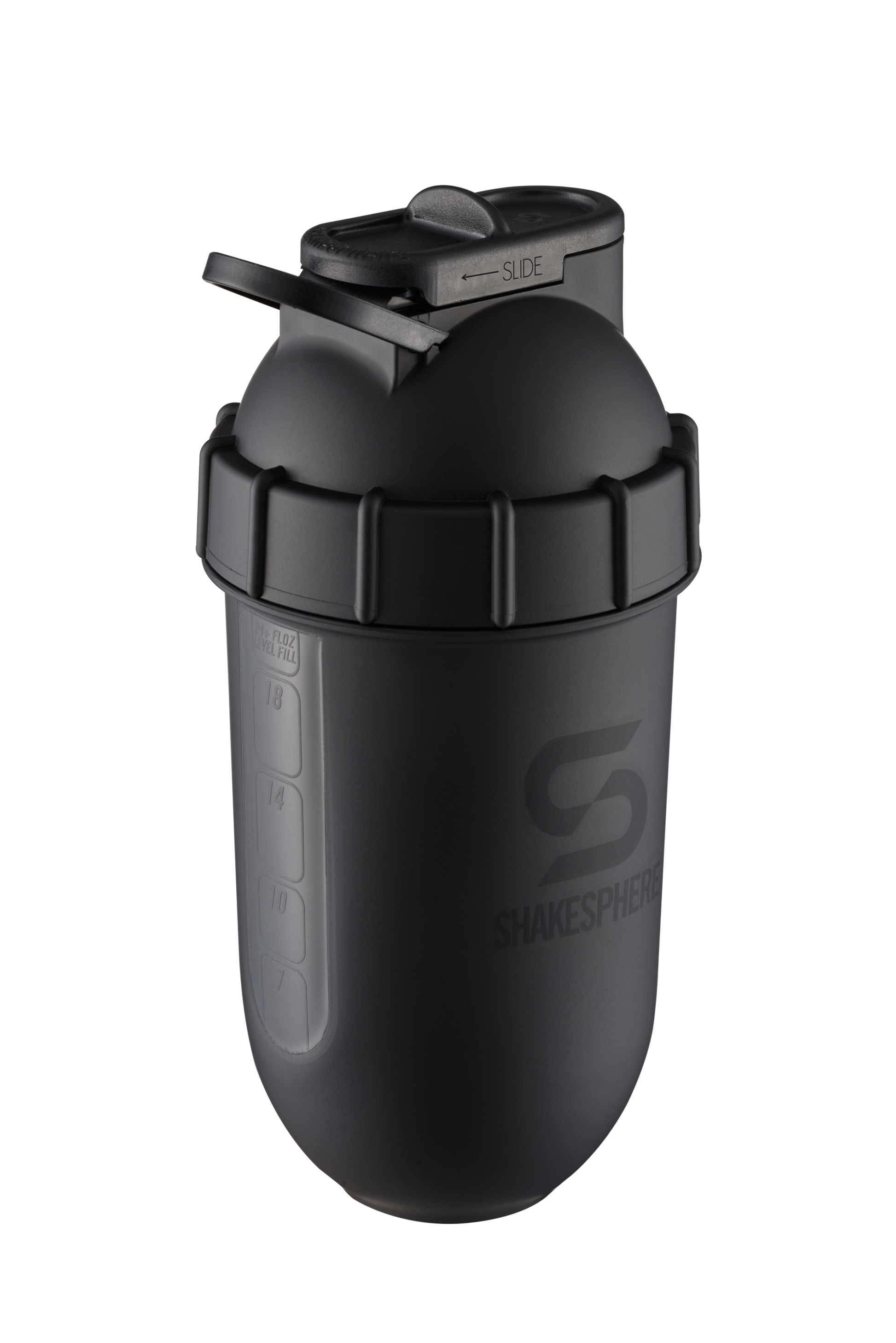700mls ShakeSphere Tumbler View Matte Black/ Black Window
