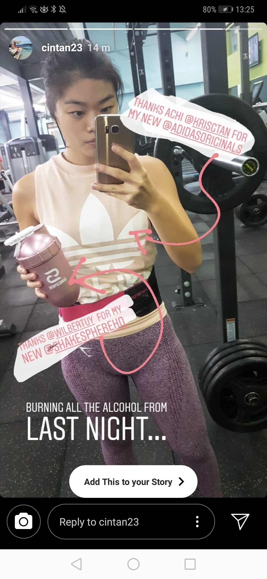 700mls ShakeSphere Tumbler Original Rose Gold/White Logo