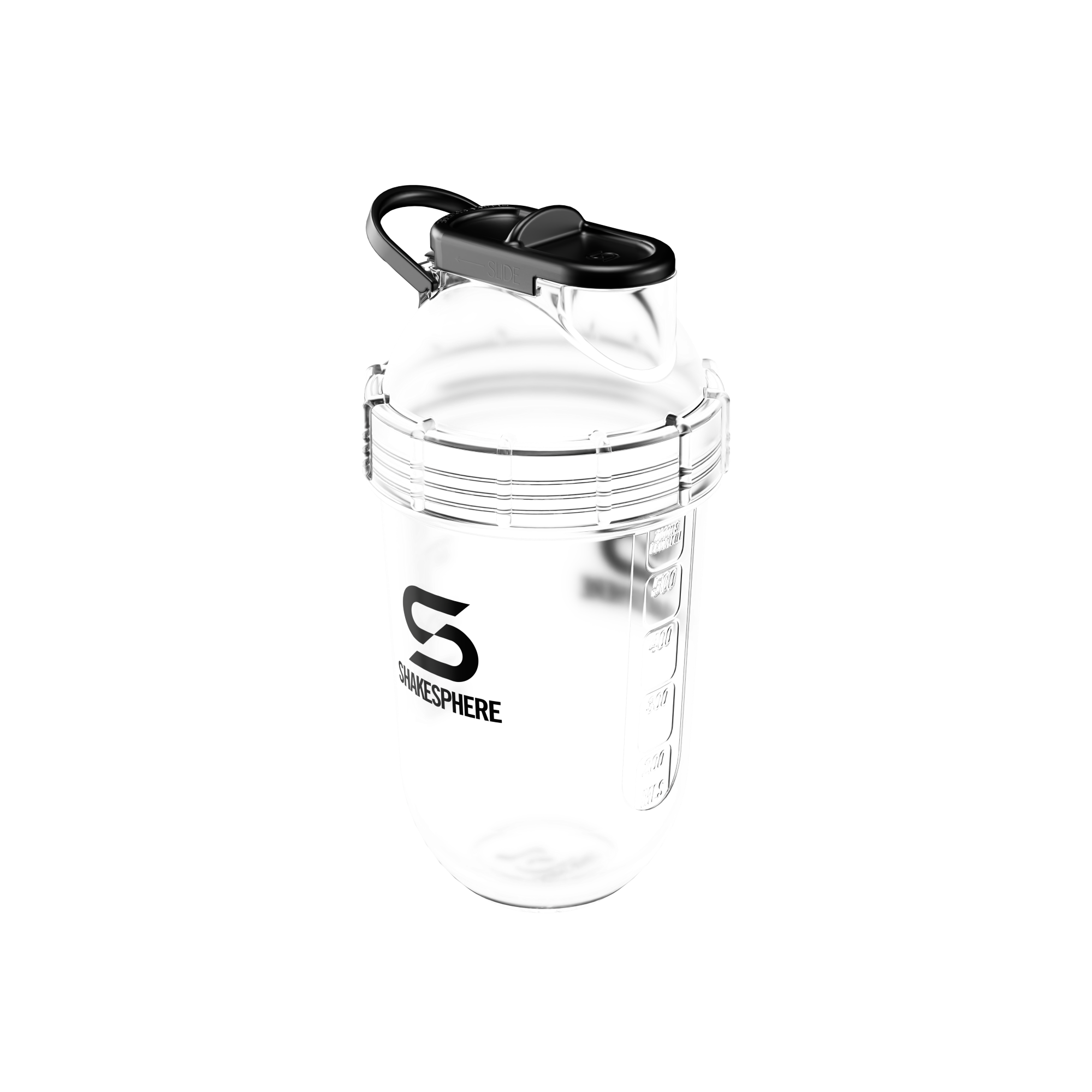 ShakeSphere Tumbler Tritan Clear Black