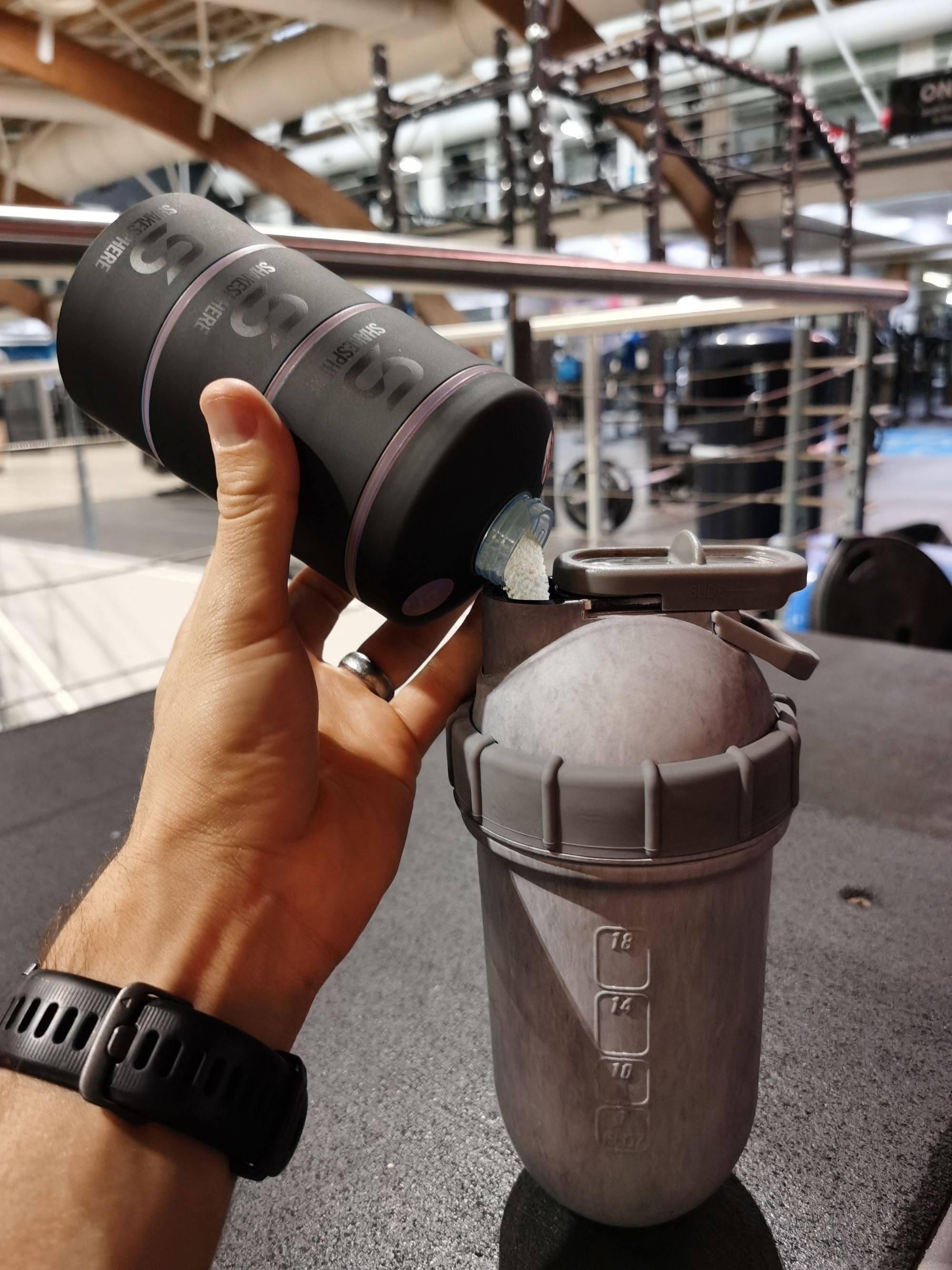 85g / 3oz ShakeSphere Stackable Storage, Rose Gold