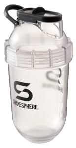 ShakeSphere Tumbler Tritan Clear Black