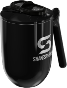 ShakeSphere Thermal Coffee Cup Steel Mirror Black