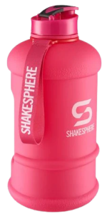 1.3L ShakeSphere Hydration Jug Matte Pink/White Logo