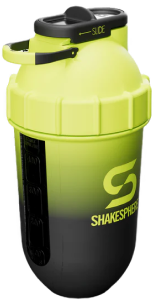 ShakeSphere Tumbler Cooler Shaker Ombre Yellow