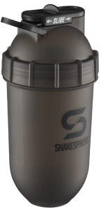 700mls ShakeSphere Tumbler Original Frosted Black/Black Logo