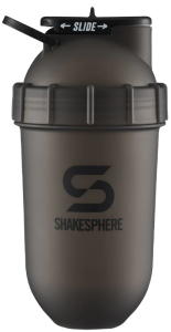 700mls ShakeSphere Tumbler Original Frosted Black/Black Logo