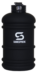 2.2L ShakeSphere Hydration Jug Matte Black/White Logo