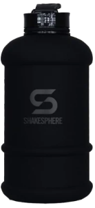 1.3L ShakeSphere Hydration Jug Matte Black/Black Logo