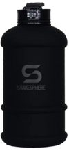 1.3L ShakeSphere Hydration Jug Matte Black/Black Logo