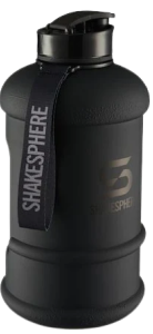 1.3L ShakeSphere Hydration Jug Matte Black/Black Logo