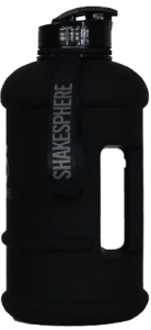 1.3L ShakeSphere Hydration Jug Matte Black/Black Logo