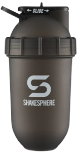 700mls ShakeSphere Tumbler Original Frosted Black/White Logo