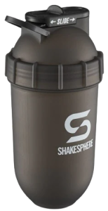 700mls ShakeSphere Tumbler Original Frosted Black/White Logo