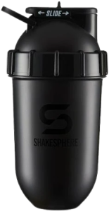 700mls ShakeSphere Tumbler Original Glossy Black/Black Logo