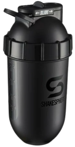 700mls ShakeSphere Tumbler Original Glossy Black/Black Logo