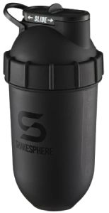 700mls ShakeSphere Tumbler Original Matte Black/Black Logo