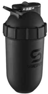 700mls ShakeSphere Tumbler Original Matte Black/Black Logo